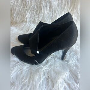 Black Suede Heels, NWOT